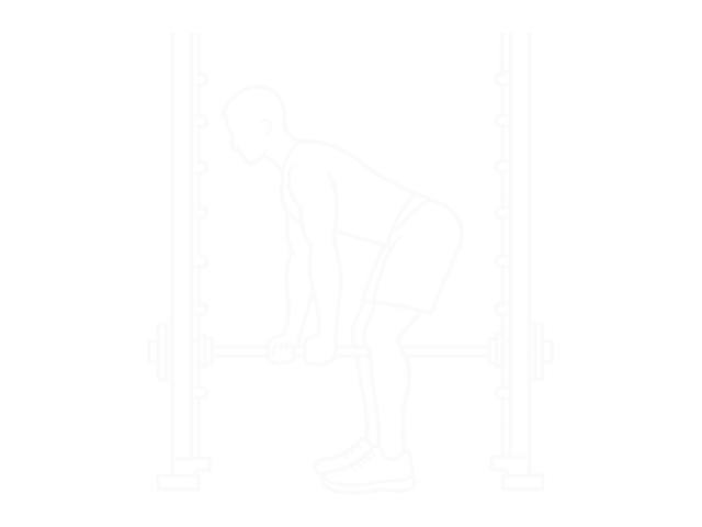 Smith Reverse-Grip Bent Over Row — 시작