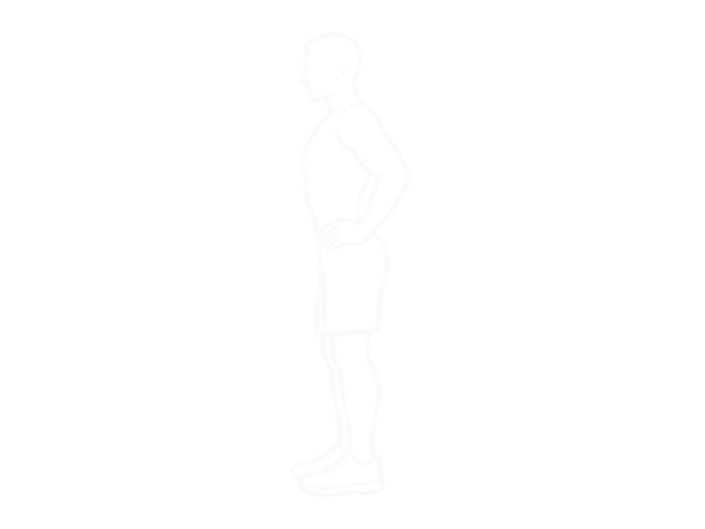 Standing Pelvic Tilt — Start