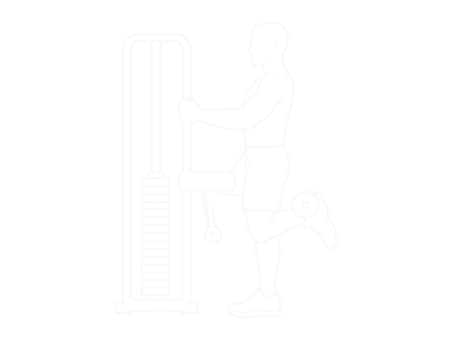 Standing Single-Leg Curl — End