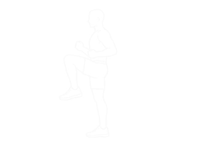 Walking High Knees Lunge — 시작