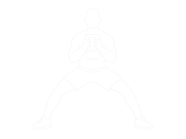 Weighted Cossack Squats — Start